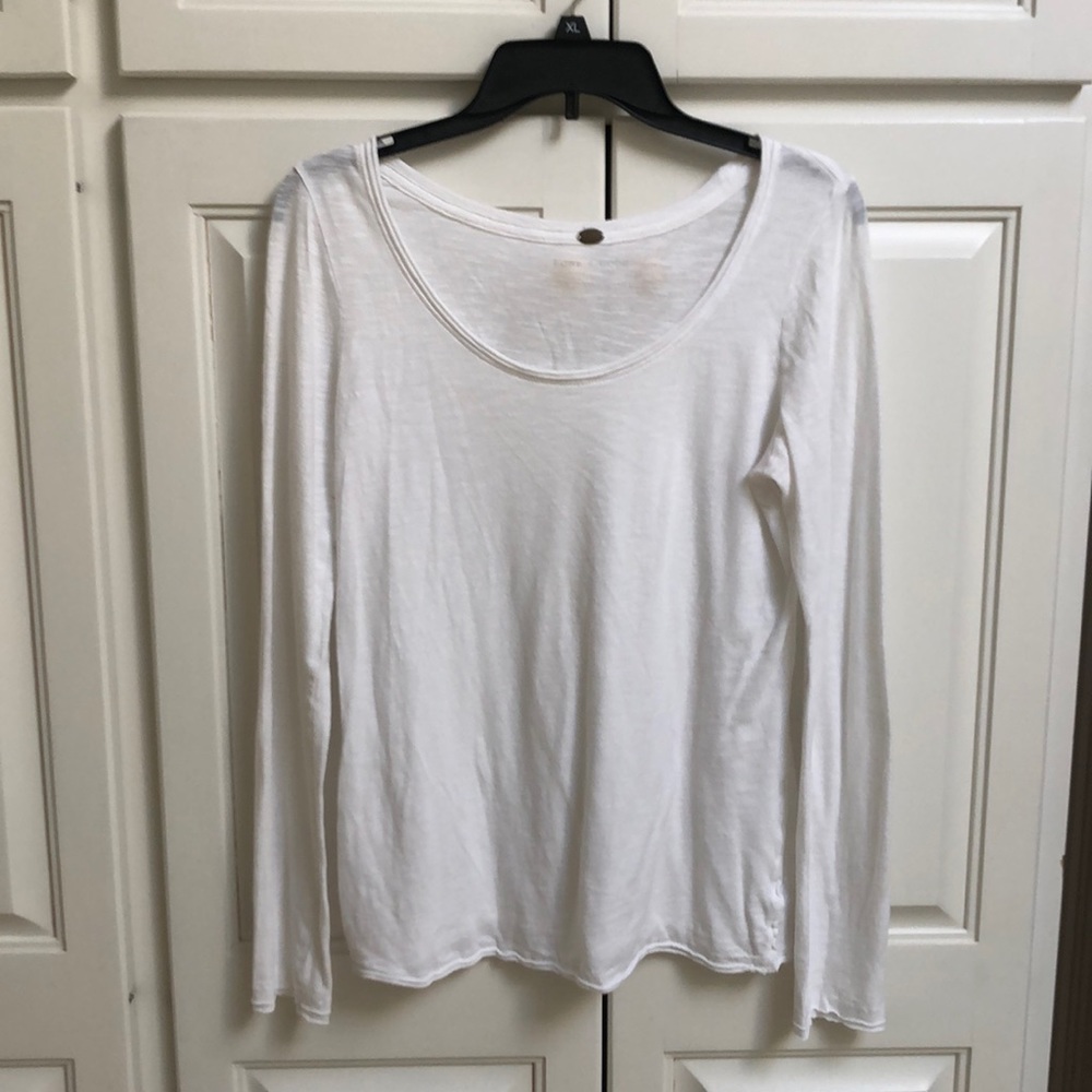 Pure+Good long sleeve white tee